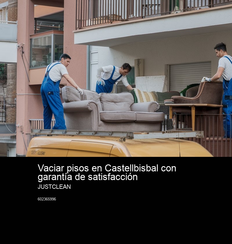 Maneras de obtener un vaciado gratuito de piso en Castellbisbal