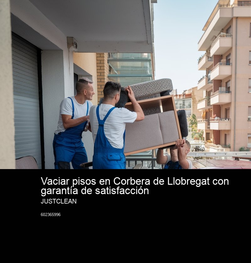 Pasos para solicitar un vaciado de piso sin coste con JustClean