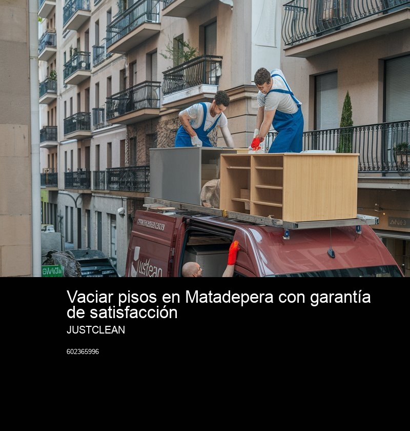 Vaciado urgente de pisos y locales: Servicios express