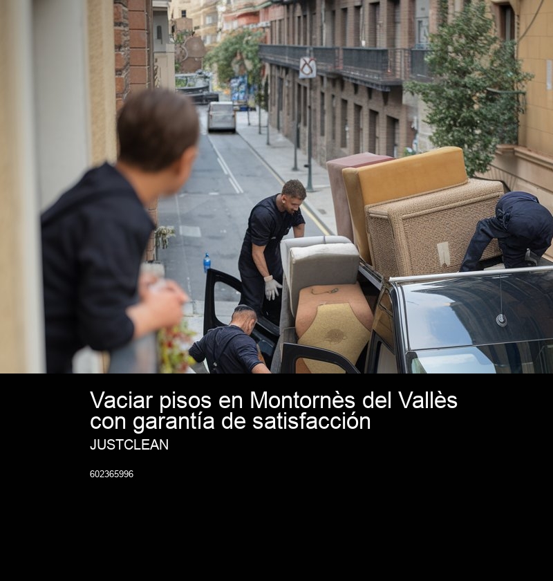 Servicios profesionales para el vaciado de inmuebles con síndrome de Diógenes