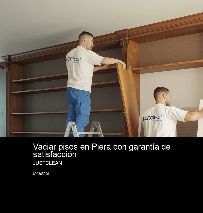 Vaciado de propiedades heredadas: Un servicio confiable y respetuoso