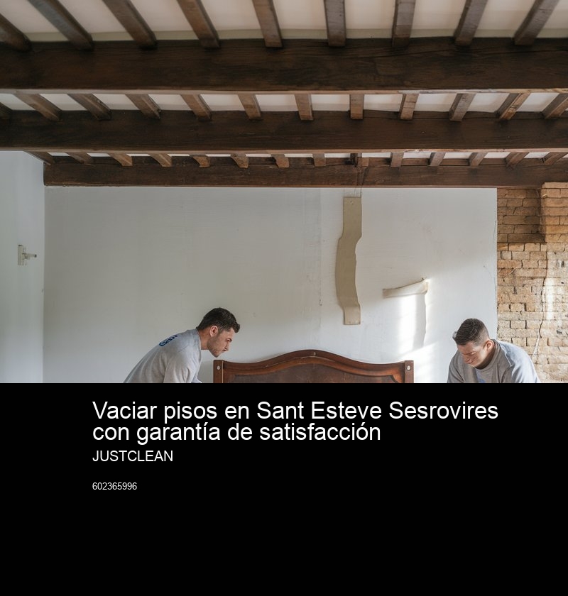 Vaciado de propiedades heredadas: Un servicio confiable y respetuoso