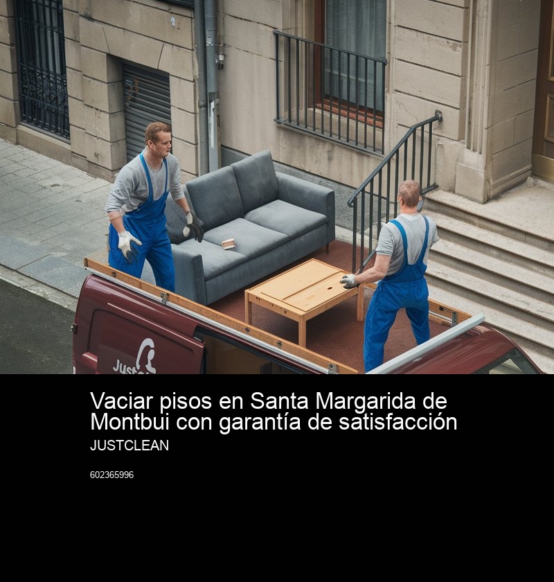 Cómo solicitar tu presupuesto de vaciado en JustClean