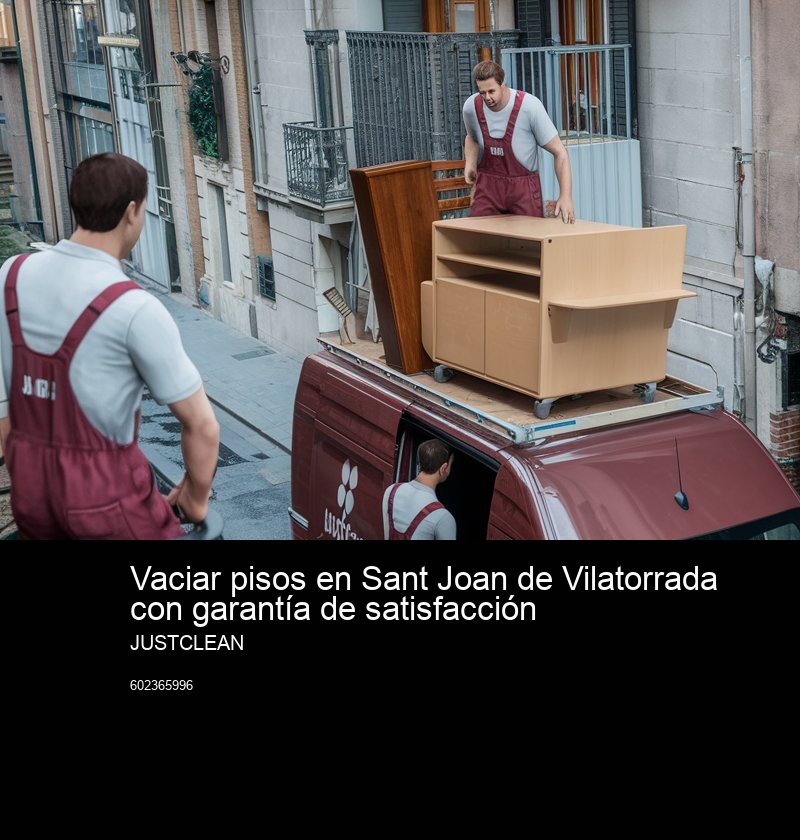 Proceso profesional de vaciado para casos de síndrome de Diógenes