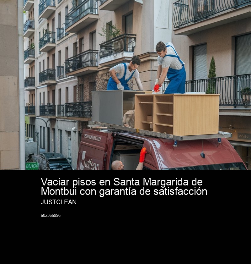 Contáctanos hoy para una evaluación gratuita de tus muebles en Santa Margarida de Montbui