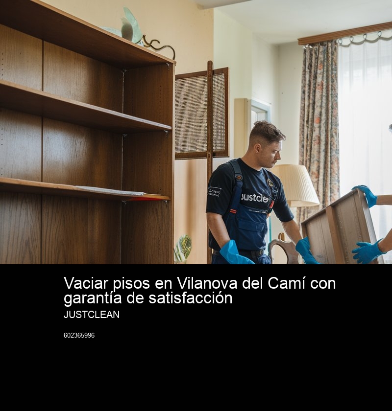 Cómo solicitar tu presupuesto de vaciado en JustClean